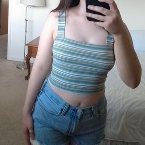 American Eagle Cropped Tank Top